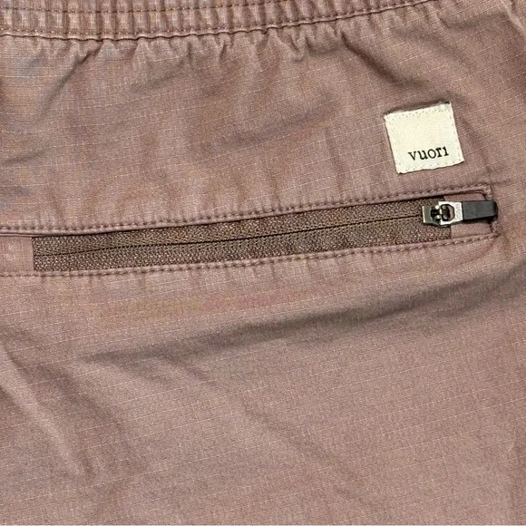 Vuori Vintage Ripstop Women’s Short Mauve Hazel Brown Size M - Picture 8 of 13